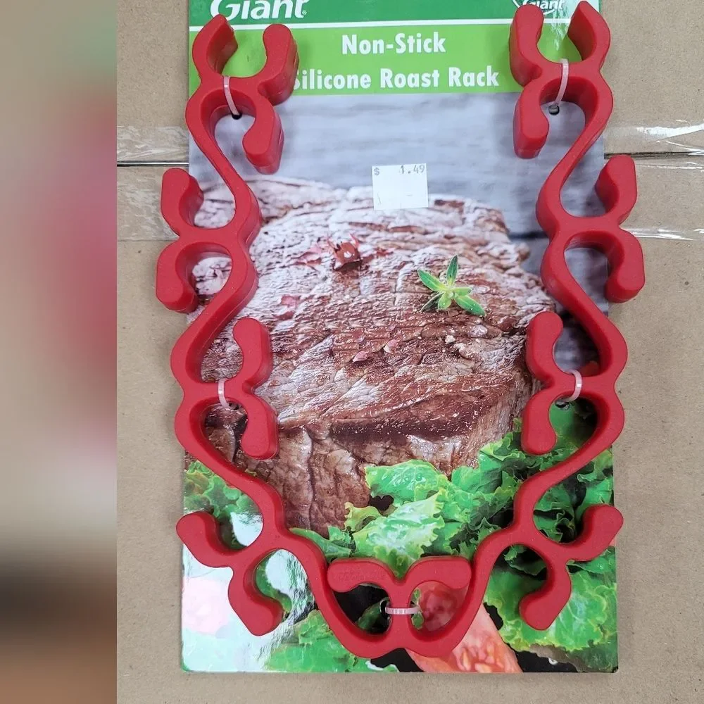 Green Giant NON-STICK Silicone Roast Rack.